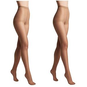 Conte elegant X-PRESS 40 DEN Vormgevende panty voor dames met push-up effect, dunne nauwsluitende panty voor dames, effen, brons