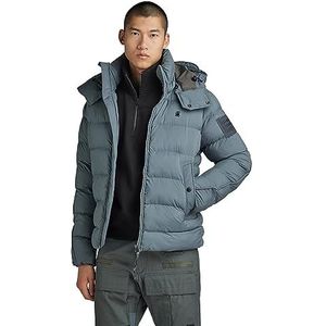 G-STAR RAW Heren Jassen, G-Whistler gewatteerde jas met capuchon, Grijs Axis D20100-D199-5781