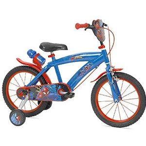 Huffy, Marvel Spidey Boys fiets, 16 inch, blauw, eenheidsmaat