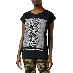 Joy Division Unknown Pleasures Tee, zwart.