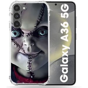 Coque Renforcée pour Samsung Galaxy A36 5G Horreur Chucky Cicatrice