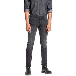 Lee Heren Jeans Luke L719DNFX Slim Tapered Every Day Gebruikte, Grijs (Moto Grey Hga), 36W / 32L