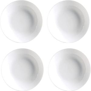 Luminarc Diwali soepborden, opaal, 20 cm, wit, 4 stuks
