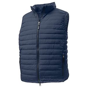 STOY Gewatteerd vest in dons-look in grote maten voor heren, marineblauw, XXL, Navy Blauw