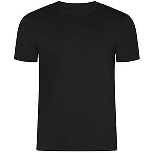 HRM Luxury V M T-shirt voor heren, zwart.