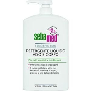 Sebamed Vloeibare gezichts- en lichaamsreiniger voor de gevoelige en onverdraagzame huid, pH-waarde 5,5, 1000 ml