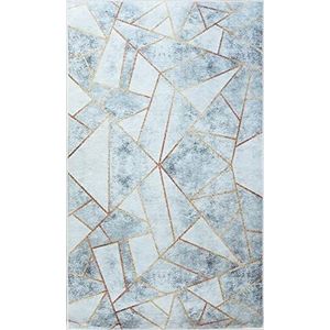 MANI TEXTILE TPS_GRISDO_120 tapijt, polyester, grijs, 120 x 180