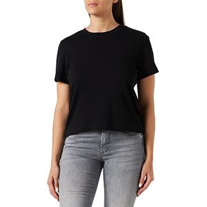 s.Oliver T-shirt manches courtes pour femme, Noir, 38