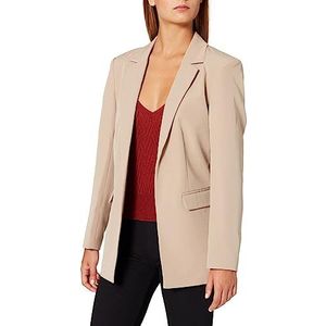 Pieces Pcbozzy Ls Losse Blazer Noos Bc Blazer Dames, Lichtgrijs