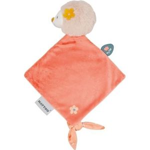 Nattou Comforter Hedgehog Zoe knuffeldier, 30 x 20 cm, koraal