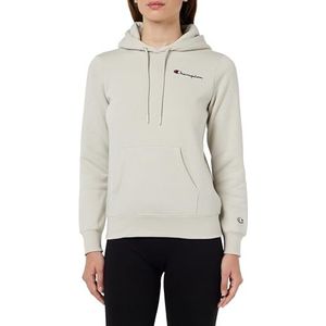 Champion Legacy American Classics W Logo Light Powerblend Fleece Hoodie Dames, Zilver Grijs