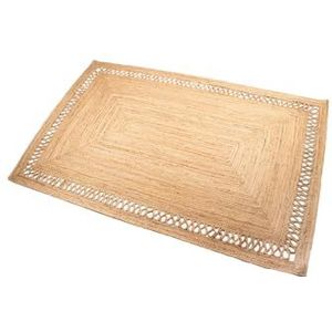 Alexandra House Living Tapis naturel rotin fibre naturelle 60 x 100 cm