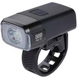 BBB Cycling NanoStrike Waterdichte Oplaadbare USB Urban MTB 600 lumen BLS-161 fietslicht, zwart, |