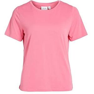Vila Vimodala dames T-shirt ronde hals S/S Top/Su-Noos roze, XS, Roze