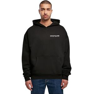 Mister Tee Upscale NY Taxi hoodie voor heren met print, oversized pasvorm, zwart, 5XL, zwart.