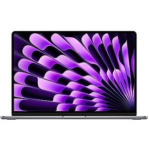 Apple 2023 MacBook Air draagbaar met M2-chip: 15,3 inch Liquid Retina Scherm, 8 GB RAM, 256 GB SSD, FaceTime HD 1080P camera. Compatibel met iPhone/iPad; Zilvergrijs