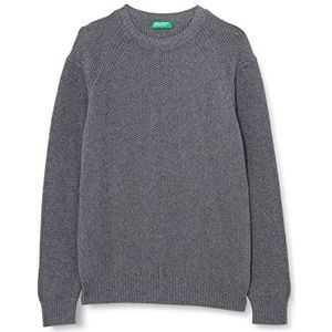United Colors of Benetton Heren Sweater, Grigio Melange 507, XXL, grigio melange 507
