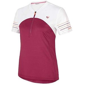 Ziener Neya Fietsshirt voor dames, ademend, sneldrogend, elastisch, functioneel, Cassis