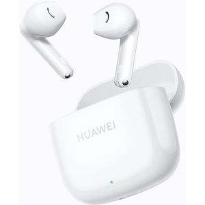 HUAWEI FreeBuds SE 2 draadloze bluetooth-hoofdtelefoon, tot 40 uur in de herfst, compact en comfortabel in de hand, IP54 waterdicht, snel opladen, iOS/Android, wit
