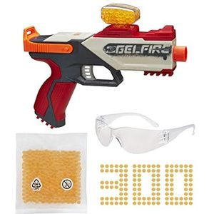 Nerf Pro Gelfire, Legion veerblaster, 5.000 gelfire ballen, trechterlader, belasting van 130, veiligheidsbril, pompschieten, voor kinderen vanaf 14 jaar