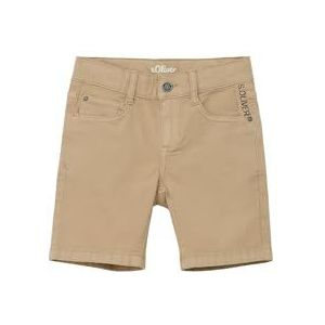 s.Oliver Junior Bermuda unisexe pour enfant, coupe ajustée, Beige 8195, 122 Slim