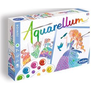 SentoSphère - Aquarellum Junior – Prinsessen bloemen – schilderset – magische aquarelverf – vanaf 7 jaar – gemaakt in Frankrijk