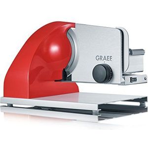Graef SKS903EU Multifunctionele snijmachine, 185 W, geanodiseerd aluminium, rood