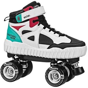 Roller Derby Elite Glidr skatesneakers, rood/zwart, maat heren/dames 7