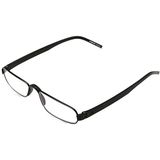 Rodenstock ProRead R2180 Uniseks leesbril, leeshulp voor verziendheid, bril met licht roestvrijstalen montuur (+1/+1,5/+2/+2,5), zwart.