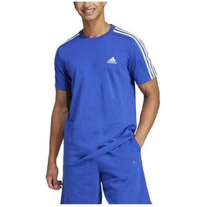 adidas Essentials Single Jersey 3-Stripes Tee T-shirt met korte mouwen voor heren (1 stuk)