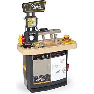 Smoby - Food Corner Restaurant - Restaurant keuken met CB-speler - 29 accessoires - Imitatiespeelgoed voor kinderen - 310910