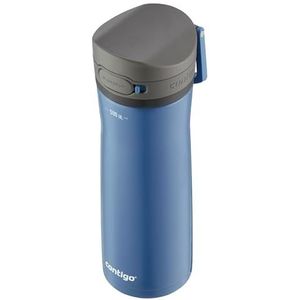 Contigo Jackson Chill fles, grote BPA-vrije roestvrijstalen fles, 100% waterdicht, houdt dranken tot 24 uur koud; thermosfles voor sport, fietsen, joggen, wandelen, 590 ml