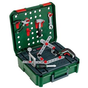 Bosch Werkbankkoffer + IXOLINO II I voor bouwspellen I gereedschap en accessoires I speelgoed voor kinderen vanaf 3 jaar