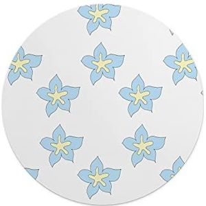 Questo Casa, Ronde muismat met antislip onderkant voor kantoor en thuis, diameter 22 cm