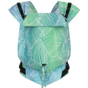 Hoppediz Primeo Full-Buckle babydraagzak ✓ vanaf de geboorte ✓ buikdrager ✓ rug ✓ verstelbare ezel ✓ 100% biologisch katoen | design Grenada crème