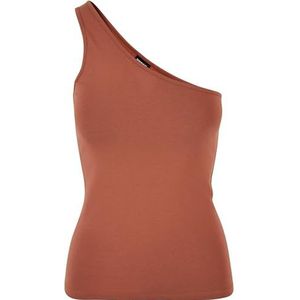 Urban Classics Caraco dames asymmetrische top voor dames, Terracotta