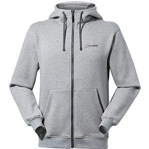 Berghaus Sweatshirt met capuchon met volledige ritssluiting, heren, grijs gemêleerd, Bci, M, grijs gemêleerd
