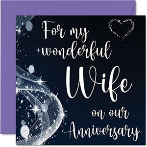 Schattige verjaardagskaart voor vrouwen - Prachtige vrouw - romantische trouwdagkaart voor vrouwen, ze van de man hem, 145 mm x 145 mm, mooie wenskaarten voor verloofde