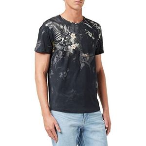 KEY LARGO Amazonas T-shirt voor heren, rond, zwart (1100)