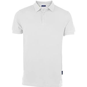 HRM Luxury M Poloshirt voor heren, wit, 6XL, Wit.