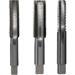 Drill America DWT60834 5/8-11 UNC sneldraaistaal links, 4 stuks