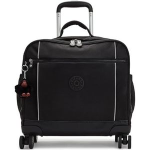 Kipling New Storia, Schooltas met vier wieltjes, voor kinderen, sterk, lichtgewicht, Zwart