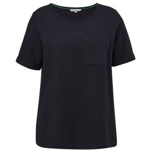 TRIANGLE T-shirt à manches courtes pour femme, bleu, 50