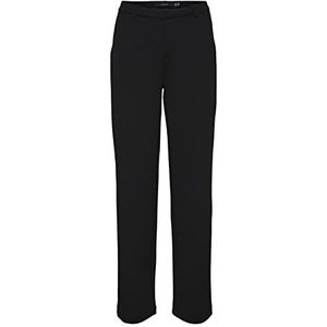 Vero Moda Vmzamira rechte broek Mr Slim Ga Noos Damesbroek, zwart.