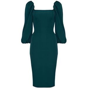 Swing Fashion Potloodjurk | Damesjurk | Schede jurk | Avondjurk | Cocktailjurk | Sexy jurk | Getailleerde jurk | Bodycon jurk | Groen | 38 (M), groen, M, Groen