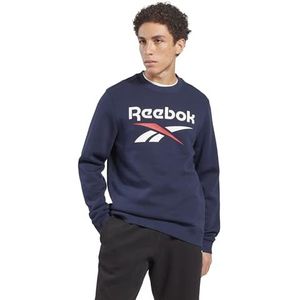 Reebok Heren sweatshirt ronde hals logo, Vector Navy