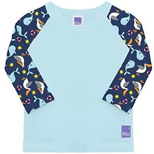 Bambino Mio, UV-T-shirt voor baby's, lange mouwen, zonwering, UPF40+, blauw (marineblauw), 0-6 maanden