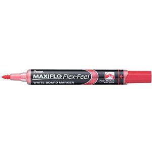 Pentel Maxiflo Flex-Feel whiteboard-marker, 1 stuk, rood