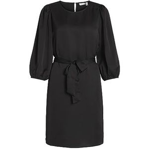 VILA Jurk VIELLETTE van Gerecycled Polyester Zwart