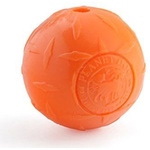 Planet Dog Orbee-Tuff Diamond Plate Snackball, groot, oranje